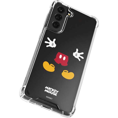 Disney Mickey Mouse Body Galaxy S22 Clear Case
