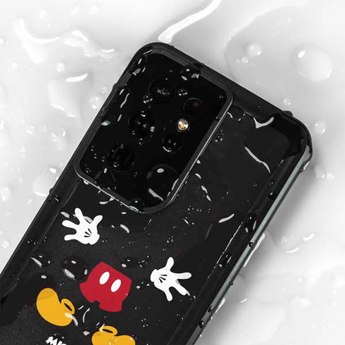 Disney Mickey Mouse Body Galaxy S24 Ultra Waterproof Case