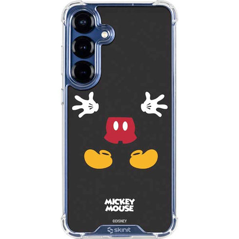 Disney Mickey Mouse Body Galaxy S25 Plus Clear Case