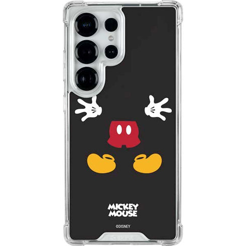 Disney Mickey Mouse Body Galaxy S25 Ultra Clear Case