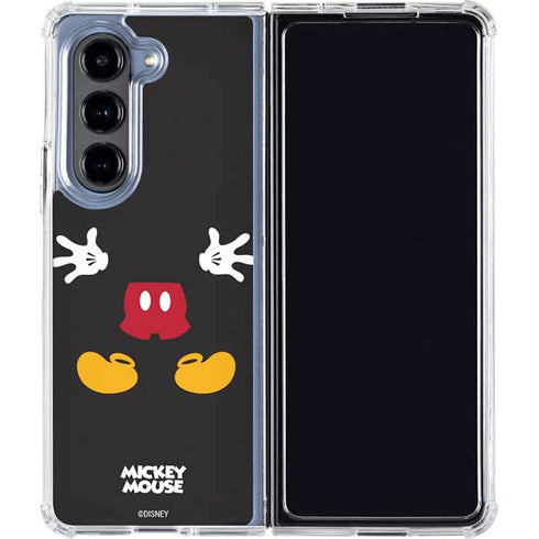 Disney Mickey Mouse Body Galaxy Z Fold5 5G Clear Case