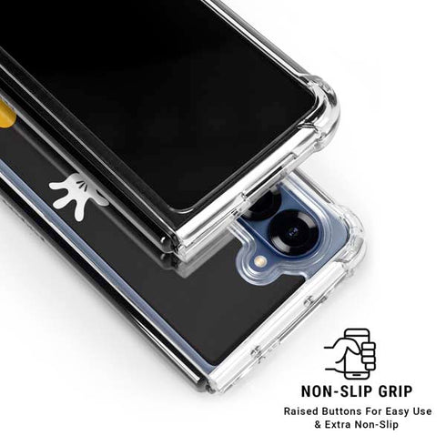 Disney Mickey Mouse Body Galaxy Z Fold6 Clear Case
