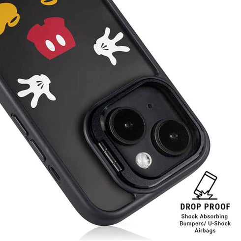 Disney Mickey Mouse Body iPhone 14 Plus Kickstand Case