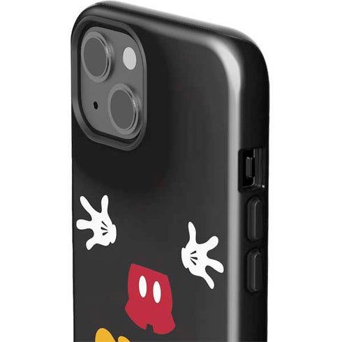 Disney Mickey Mouse Body iPhone 15 Impact Case