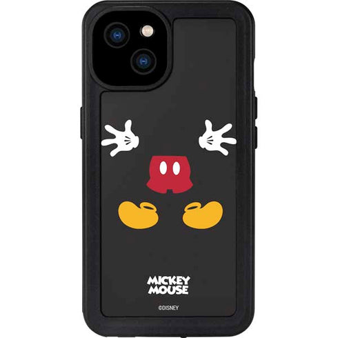 Disney Mickey Mouse Body iPhone 15 Plus Waterproof Case