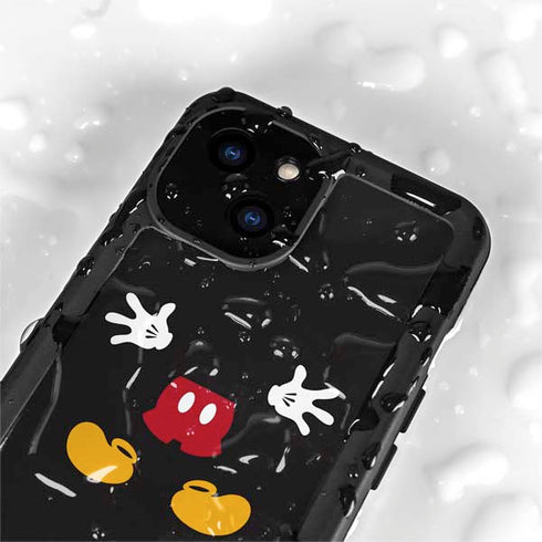 Disney Mickey Mouse Body iPhone 15 Plus Waterproof Case