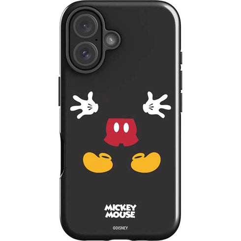 Disney Mickey Mouse Body iPhone 16 Impact Case