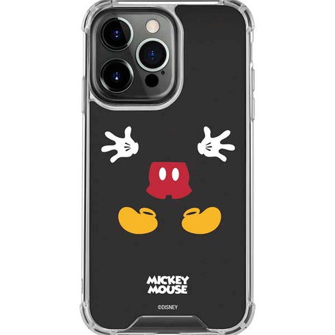 Disney Mickey Mouse Body iPhone 16 Pro Max Clear Case