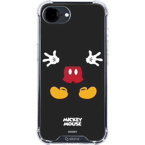 Disney Mickey Mouse Body iPhone 16e Clear Case