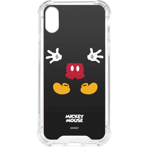 Disney Mickey Mouse Body iPhone XS Clear Case