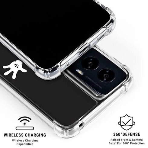 Disney Mickey Mouse Body Moto G Power 5G (2024) Clear Case