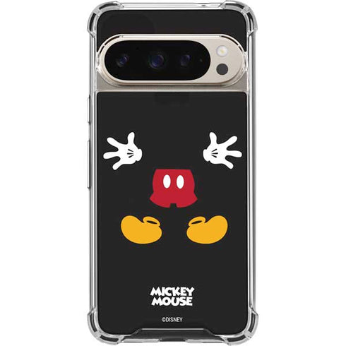 Disney Mickey Mouse Body Pixel 9/9 Pro Clear Case