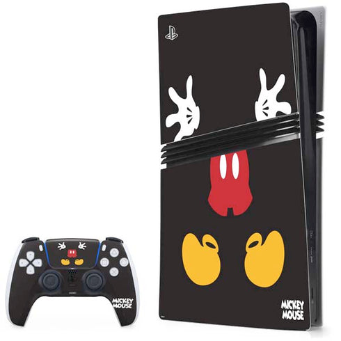 Disney Mickey Mouse Body PS5 Pro Bundle Skin