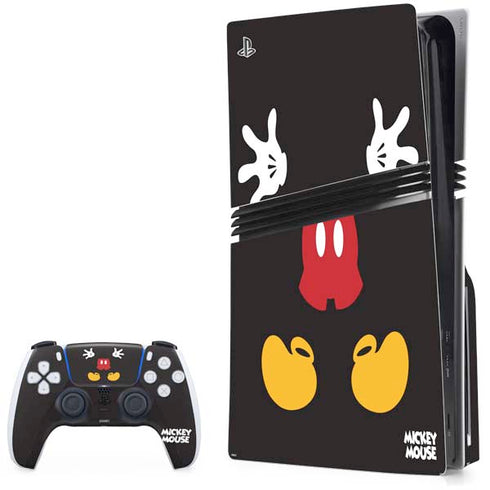 Disney Mickey Mouse Body PS5 Pro Disk Bundle Skin