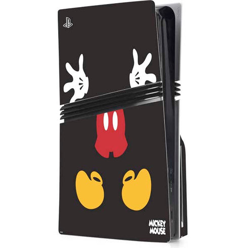 Disney Mickey Mouse Body PS5 Pro Disk Console Skin