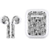 Disney Mickey Mouse Cityscape Sketch Apple AirPods Skin
