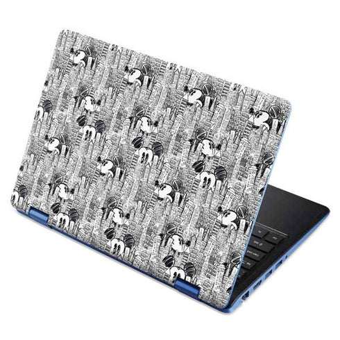 Disney Mickey Mouse Cityscape Sketch Aspire R11 11.6in Skin