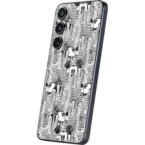Disney Mickey Mouse Cityscape Sketch Galaxy A16 5G Skin