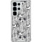Disney Mickey Mouse Cityscape Sketch Galaxy S25 Ultra Clear Case