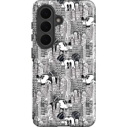 Disney Mickey Mouse Cityscape Sketch Galaxy S26 Impact Case