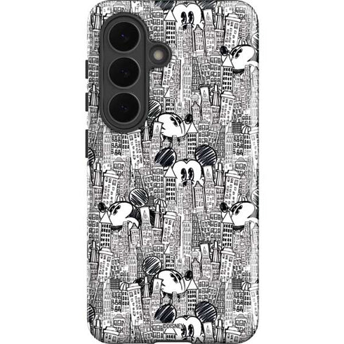 Disney Mickey Mouse Cityscape Sketch Galaxy S26 Plus Impact Case