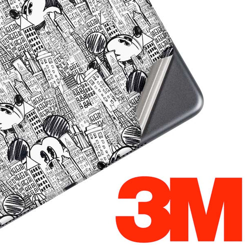 Disney Mickey Mouse Cityscape Sketch iPad Skins