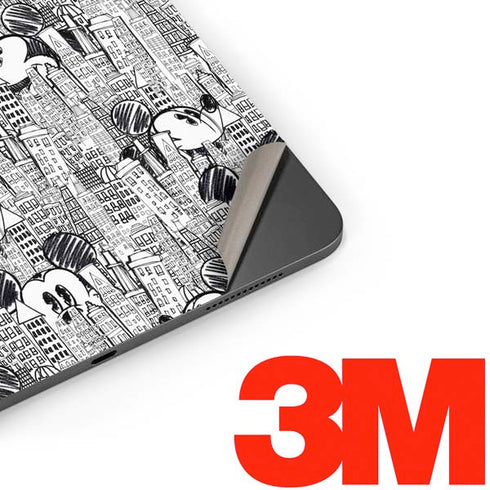 Disney Mickey Mouse Cityscape Sketch Apple iPad Pro Skin