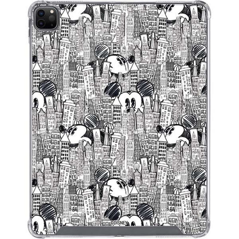 Disney Mickey Mouse Cityscape Sketch iPad Cases