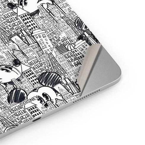 Disney Mickey Mouse Cityscape Sketch iPad Pro 13in M4 (2024) Skin