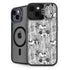 Disney Mickey Mouse Cityscape Sketch iPhone 14 Plus Kickstand Case