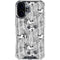 Disney Mickey Mouse Cityscape Sketch iPhone 16 Plus Clear Case