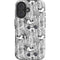 Disney Mickey Mouse Cityscape Sketch iPhone 16 Plus Impact Case