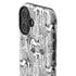 Disney Mickey Mouse Cityscape Sketch iPhone 16 Plus Impact Case