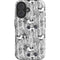 Disney Mickey Mouse Cityscape Sketch iPhone 16 Plus Magsafe Impact Case