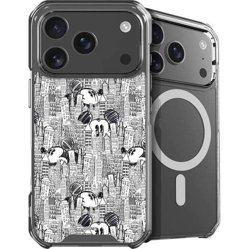 Disney Mickey Mouse Cityscape Sketch iPhone 18 Pro MagSafe Case
