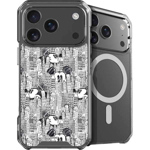Disney Mickey Mouse Cityscape Sketch iPhone 18 Pro Max MagSafe Case
