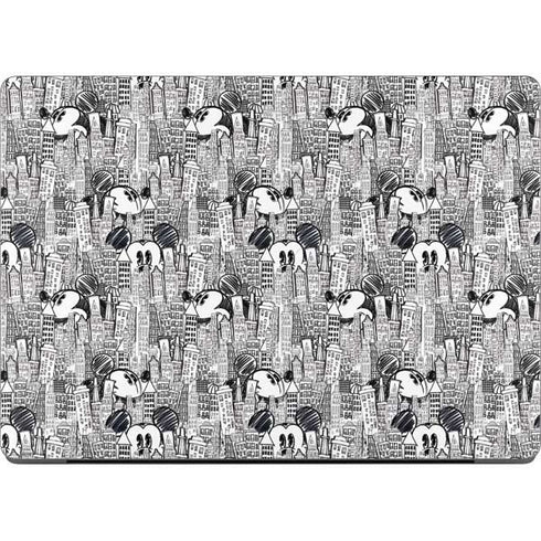 Disney Mickey Mouse Cityscape Sketch Apple MacBook Pro 14-inch Skin