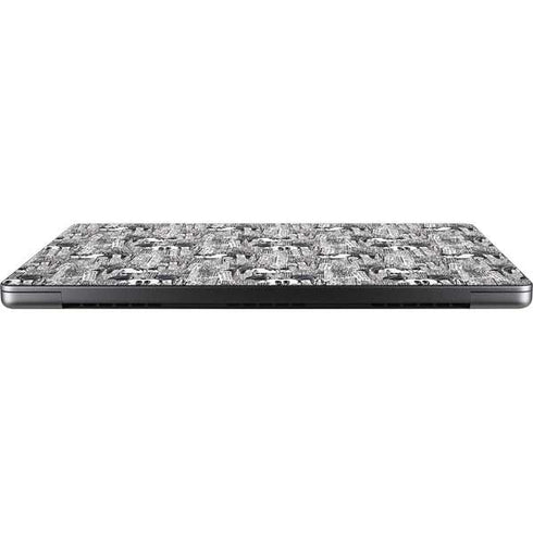 Disney Mickey Mouse Cityscape Sketch Apple MacBook Pro 14-inch Skin