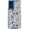 Disney Mickey Mouse Cityscape Sketch Moto G Play 4G (2024) Clear Case