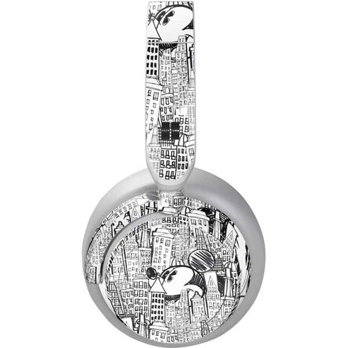 Disney Mickey Mouse Cityscape Sketch Surface Headphones Skin
