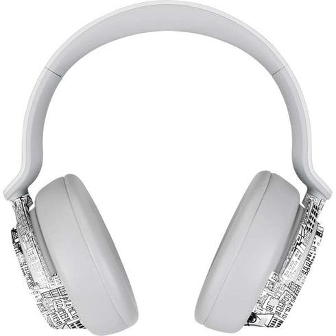 Disney Mickey Mouse Cityscape Sketch Surface Headphones Skin
