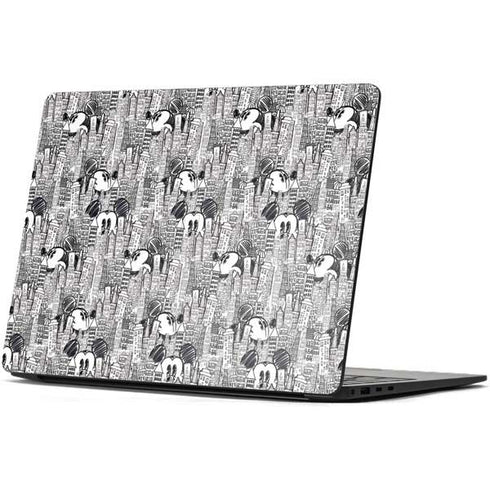 Disney Mickey Mouse Cityscape Sketch Surface Laptop 7 15in Skin