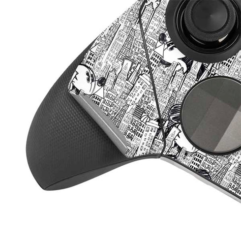 Disney Mickey Mouse Cityscape Sketch Xbox Elite Wireless Controller Series 2 Skin