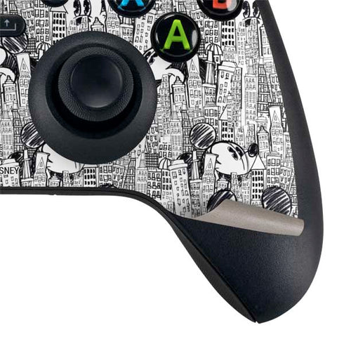 Disney Mickey Mouse Cityscape Sketch Xbox Series X Bundle Skin