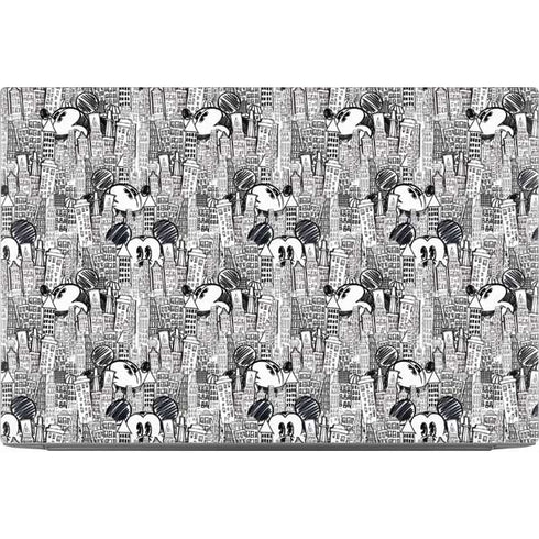 Disney Mickey Mouse Cityscape Sketch Dell XPS Skin