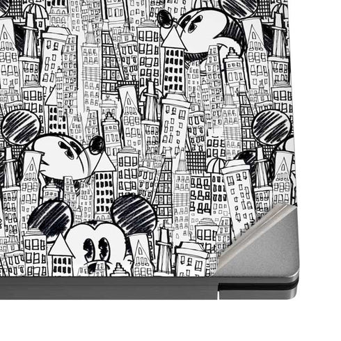 Disney Mickey Mouse Cityscape Sketch Dell XPS Skin
