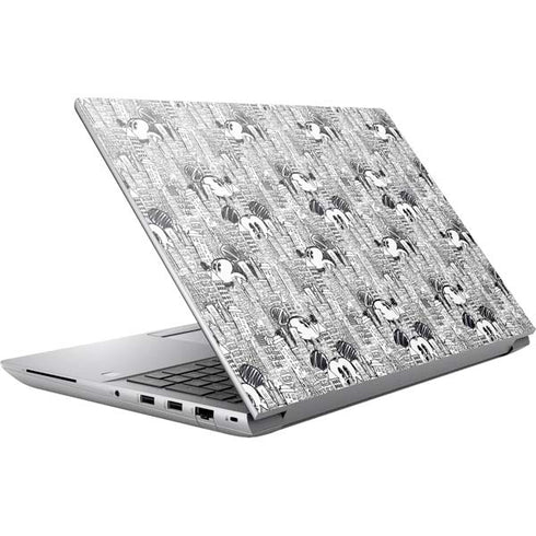 Disney Mickey Mouse Cityscape Sketch HP ZBook Fury 16 G10 Skin