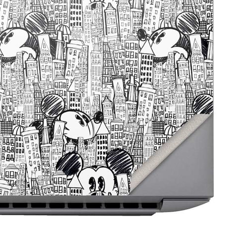Disney Mickey Mouse Cityscape Sketch HP ZBook Fury 16 G10 Skin
