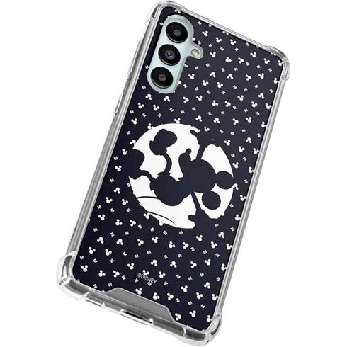 Disney Mickey Mouse Falling Silhouette Galaxy A16 5G Clear Case