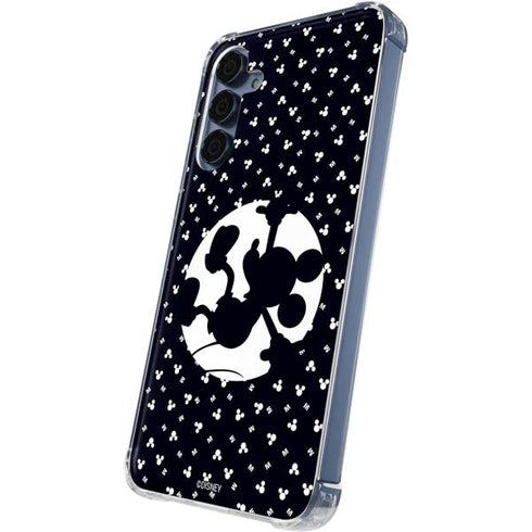 Disney Mickey Mouse Falling Silhouette Galaxy A35 5G Clear Case